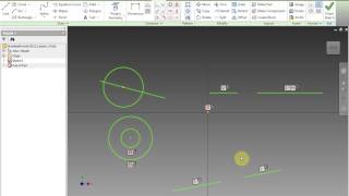 Autodesk Inventor 2013 Lesson 4 2D Constraints [upl. by Dorcy345]