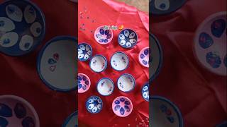 Mini decorated diya🪔 happydiwali diwalicelebration diydiya diya newsong rahulvaidya [upl. by Cordula]