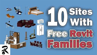 10 Sites For Free Revit Families [upl. by Yenobe]