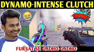 DYNAMO  INTENSE CLUTCH MATCH  BATTLEGROUNDS MOBILE INDIA  BEST OF BEST [upl. by Einon]