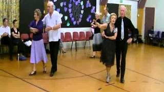 Ambleside Saunter Sequence Dance Demonstration and Walkthrough [upl. by Iaw]