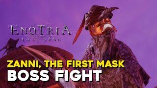 Enotria Zanni The First Mask Boss Fight [upl. by Anilehcim]