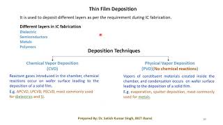 VLSI Technology  L13  Epitaxy Method  Vapor Phase Epitaxy  Thin Film Deposition [upl. by Kyriako]