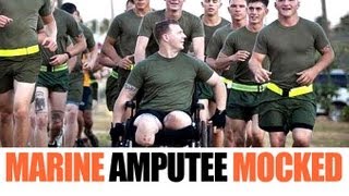 Marine Amputee Mocked For Cowboys Jersey [upl. by Llednohs819]