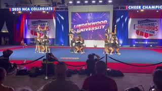 LINDENWOOD UNIVERSITY SMALL COED INTERMEDIATE DII FINALS NCA NATIONALS 2023 [upl. by Macleod]