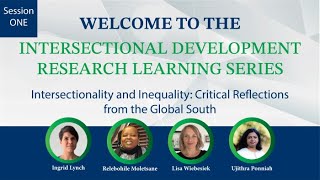 Promoting Intersectional Development Research Learning Session [upl. by Dirk970]