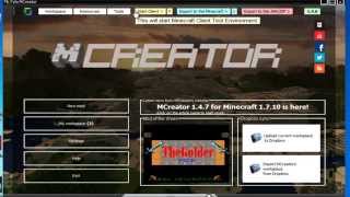 Como hacer mods para minecraft 172  instalación de MCreator parte 0 [upl. by Gillman]