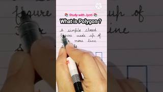 What is polygon  shorts polygon quadrilateral basicconcepts cbse geometry studywithjyoti [upl. by Lemaj887]