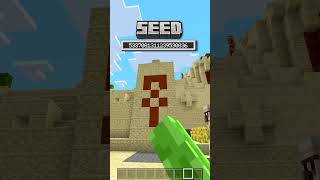 Minecraft Seed mit 5 Strukturen am Spawn minecraft minecraftbedrock minecraftshorts [upl. by Nahtahoj]