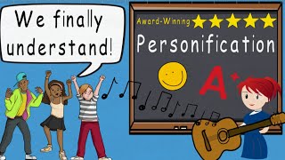 Personification Figurative Language Song by Melissa  Award Winning Song Video [upl. by Anair]