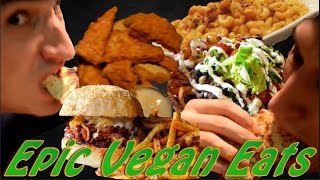 What I Ate Today ✸ EPIC VEGAN EATS ✸ Hogtown [upl. by Ahsinav358]