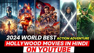 Top 10 New Action amp SciFi Hollywood Movies On YouTube In Hindi  Hollywood Movies in Hindi 2024 [upl. by Nyllij]