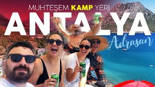 Antalya Kamp Alanı  Adrasan Suluada Tekne Turu  Olympos Antik Kenti [upl. by Henrieta373]