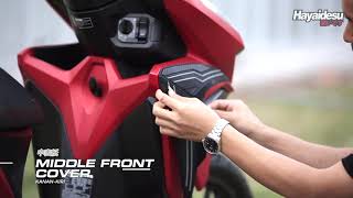 Cara Pemasangan Hayaidesu Body Protector New Vario 150 [upl. by Ahsim]