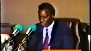 Discours de Habyarimana 2ème partie YouTube [upl. by Ees499]