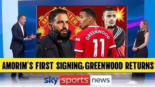 NEWS OFFICIAL AT MANCHESTER UNITED‼️ united coach Ruben amorim reunite to bring back greenwood 🔥💯 [upl. by Isaacson]