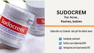 SUDOCREM Antiseptic Healing cream one skincare many uses of SUDOCREM pt 1  Benefits of SUDOCREM [upl. by Siurtemed]