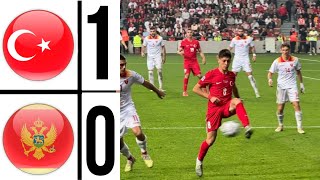 Turkey  MONTENEGRO 10  Uefa Nations League [upl. by Ydwor]