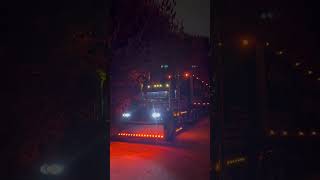 Tamiya Grand Hauler 114 rc truck Beier SFR1 Sound and light kit installed First drive [upl. by Kenaz285]