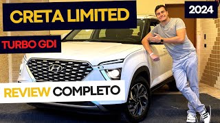 Hyundai Creta Limited Turbo Gdi 2024  Review e Avaliação Completa [upl. by Blanchard]