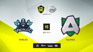 Vikingg vs Alliance ESL One Hamburg 2019 bo2 game 1 Mila [upl. by Leaper722]