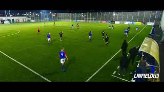 Braiden Graham Scores 3 for Linfield Swifts against Larne [upl. by Oisinoid]