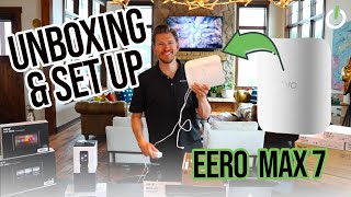 Eero Max 7 Unboxing amp First Time Setup Review [upl. by Anilegna]