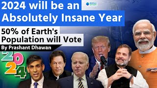 2024 will be an Absolutely Insane Year  50 of Earths Population will Vote By Prashant Dhawan [upl. by Stig]