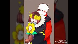 Flowerfell Frisk and Sans AMVMusic VideoStill Here NightcoreNightcoreReality [upl. by Reniar]