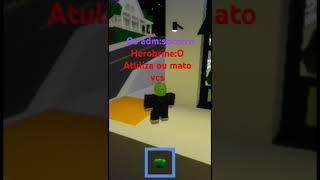 ROBLOXOs Adms correndo do Herobrine💀 roblox meme bloxfruits shorts Arthurpvh [upl. by Niamreg]