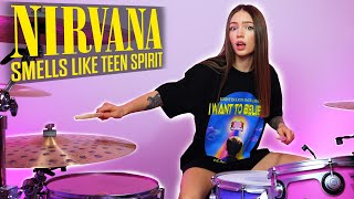 Nirvana  Smells Like Teen Spirit  Drum Cover by Kristina Rybalchenko [upl. by Selim]