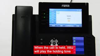 Video Guides How to Hold a Call on Fanvil IP Phone [upl. by Eniamrahs893]