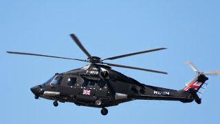 H175 M retour de Farnborough Marignane 24 Juillet 2022 [upl. by Yrrum879]