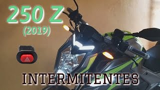 Intermitentes para moto línea Z  Italika 250Z 2020 [upl. by Ardnuat]