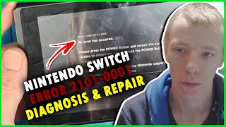 Nintendo Switch Error 21010001 And Not Charging Diagnosis And Repair [upl. by Anyrb]