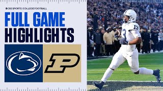 No 4 Penn State vs Purdue FULL GAME HIGHLIGHTS  Big Ten on CBS [upl. by Kei]