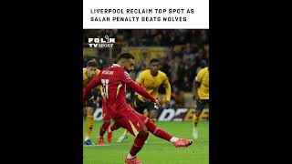 Liverpool reclaim top spot as Salah penalty beats Wolves [upl. by Ettigirb516]