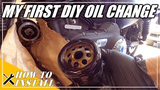 DIY Oil Change HarleyDavidson Sportster [upl. by Redmond993]