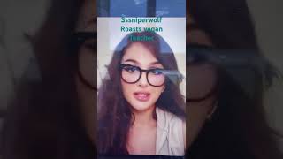 Sssniperwolf roasts vegan teacher should watch [upl. by Chladek695]