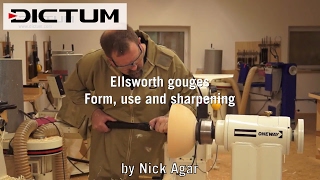 Ellsworth Gouges  Form use and sharpening  with Nick Agar  DICTUM tutorial video [upl. by Zins]