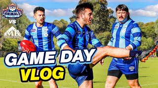 I Kicked 8 Goals In A Game Of Footy  Game Day Vlog Round 4 [upl. by Nelra]