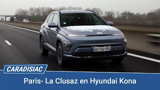 Paris  La Clusaz en Hyundai Kona  longue est la route [upl. by Ruhtra]