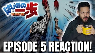 After 3 Months of Training  FIRST TIME WATCHING HAJIME NO IPPO  Episode 5 Reaction [upl. by Deena]