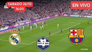 🔴 REAL MADRID  BARCELONA EN VIVO  LIGA DE ESPAÑA EN FUT AND GOL [upl. by Aohk144]