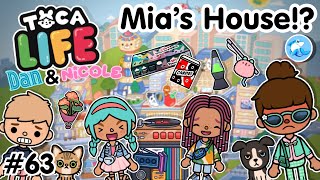 Toca Life City  Mia’s House 🏡63 Dan and Nicole series [upl. by Laura]