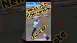 Hacker skill new character free fire ob47 update hacker newcharacterfreefire freefire update [upl. by Anadal]