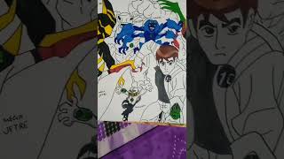 Ben 10 alien force drawing 😀😮°rocket tough drawing 🥵 [upl. by Shannah]