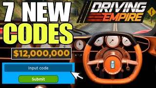 NEW UPDATE DRIVING EMPIRE CODES 2024 MARCH  DRIVING EMPIRE CODES  DRIVING EMPIRE CODE [upl. by Norod]