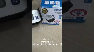 Omron tensidarah alatukur tekanandarahtinggi alatukurtekanandarah tensimeter [upl. by Hauser]