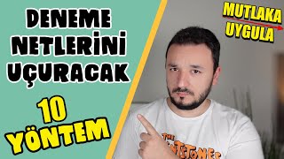 Deneme Netlerini UÇURACAK 10 Yöntem ❗️ [upl. by Inez]